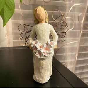 Vintage Willow Tree figurative sculpture. “Angel of Spring”, estate piece.